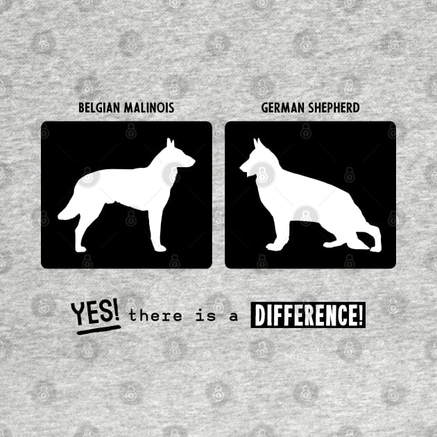 Belgian Malinois vs German Shepherd, there is a difference! by doglovershirts